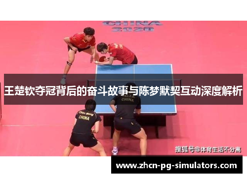 王楚钦夺冠背后的奋斗故事与陈梦默契互动深度解析