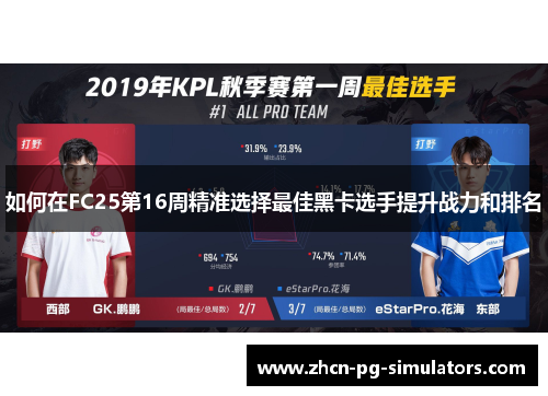 如何在FC25第16周精准选择最佳黑卡选手提升战力和排名